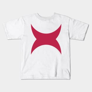 Viva Magenta Crescent Crowns Kids T-Shirt